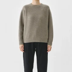 Femme Pas de Calais Mailles-- Pull Crewneck - Marron