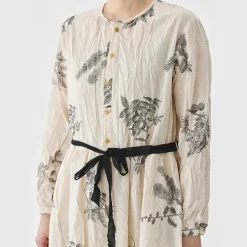 Femme Pas de Calais Robes-- Robe Imprimée - Beige