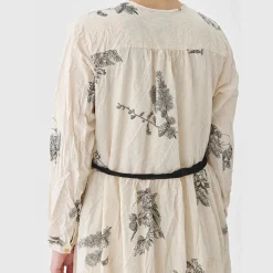 Femme Pas de Calais Robes-- Robe Imprimée - Beige