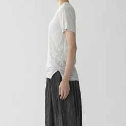 Femme Pas de Calais T-shirts-- T-Shirt Crinkle - Gris