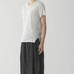 Femme Pas de Calais T-shirts-- T-Shirt Crinkle - Gris