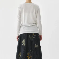 Femme Pas de Calais T-shirts-- T-Shirt Manches longues - Ivoire