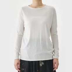 Femme Pas de Calais T-shirts-- T-Shirt Manches longues - Ivoire