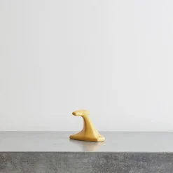 2135 MERIGOUS Sélection De Bain Merci-Patère porcelaine - Jaune