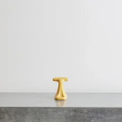 2135 MERIGOUS Sélection De Bain Merci-Patère porcelaine - Jaune