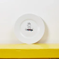 1859 ESSEASCREEN Peanuts X Merci|Assiettes Plates-Peanuts x Merci - Assiette à dessert - Skate