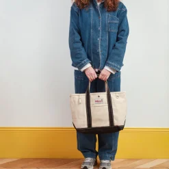 Femme G01 Peanuts X Merci|Cabas Merci-Peanuts x Merci - Cabas Candide en Canvas - Noir