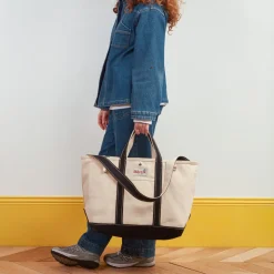 Femme G01 Peanuts X Merci|Cabas Merci-Peanuts x Merci - Cabas Candide en Canvas - Noir