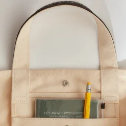 Femme G01 Peanuts X Merci|Cabas Merci-Peanuts x Merci - Cabas Candide en Canvas - Noir