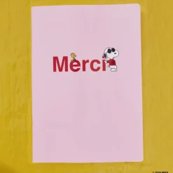 2962 BRANDBOOK Écriture|Peanuts X Merci-Peanuts x Merci - Carnet A5