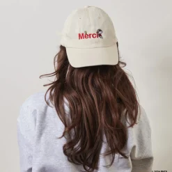 Femme M05 Peanuts X Merci|Casquettes & Bobs-Peanuts x Merci - Casquette Merci - Ecru