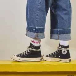 Femme F01 Peanuts X Merci|Chaussettes-Peanuts x Merci - Chaussettes - Blanc