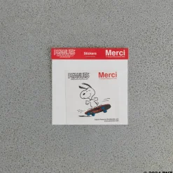 2177 ESPACE GRAPHIC Les Accessoires Merci|Peanuts X Merci-Peanuts x Merci - Stickers Skate Peanuts
