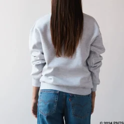 Femme M05 Peanuts X Merci|Sweats-Peanuts x Merci - Sweat Merci 24 - Gris