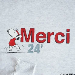 Femme M05 Peanuts X Merci|Sweats-Peanuts x Merci - Sweat Merci 24 - Gris