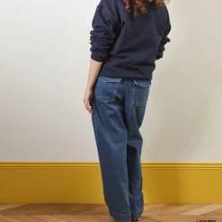 Femme M05 Peanuts X Merci|Sweats-Peanuts x Merci - Sweat Merci - Marine