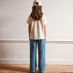 M05 Peanuts X Merci-Peanuts x Merci - T-Shirt Enfant Merci 24' - Ecru