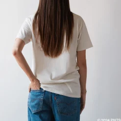 Femme M05 Peanuts X Merci|T-shirts-Peanuts x Merci - T-Shirt Merci 24' - Ecru