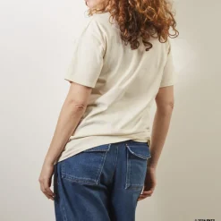 Femme M05 Peanuts X Merci|T-shirts-Peanuts x Merci - T-Shirt Merci - Ecru