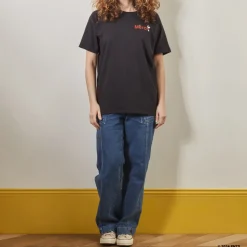 Femme M05 Peanuts X Merci|T-shirts-Peanuts x Merci - T-Shirt Merci - Noir