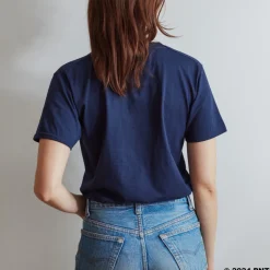 Femme M05 Peanuts X Merci|T-shirts-Peanuts x Merci - T-Shirt Skate - Marine