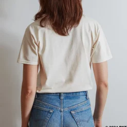 Femme M05 Peanuts X Merci|T-shirts-Peanuts x Merci - T-Shirt Skate - Ecru