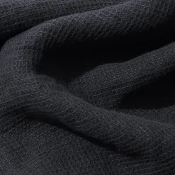 200 LINTEX Peignoirs-Peignoir en lin - Nid d'abeille - Bleu Encre