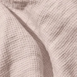 200 LINTEX Peignoirs-Peignoir en lin - Nid d'abeille - Beige Rosé