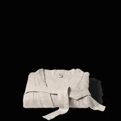 200 LINTEX Maison De Campagne|Peignoirs-Peignoir en lin - Nid d'abeille -