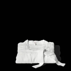 200 LINTEX Maison De Campagne|Peignoirs-Peignoir en lin - Nid d'abeille - Blanc Optique