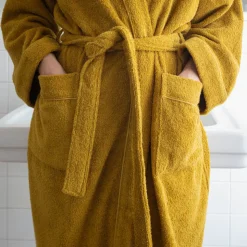 2100 GAZEX Peignoirs|Peignoirs-Peignoir en éponge - Vert du Péloponnèse