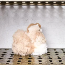 Enfant 1297 INKARI L'univers Enfant-Peluche Lama en alpaga - Noisette