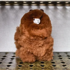 Enfant 1297 INKARI L'univers Enfant-Peluche Lama en alpaga - Noisette