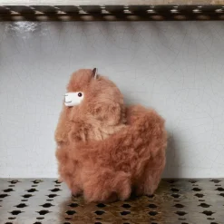 Enfant 1297 INKARI L'univers Enfant-Peluche Lama en alpaga - Noisette