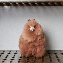 Enfant 1297 INKARI L'univers Enfant-Peluche Lama en alpaga - Noisette