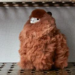 Enfant 1297 INKARI L'univers Enfant-Peluche Lama en alpaga - Noisette