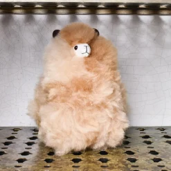 Enfant 1297 INKARI L'univers Enfant-Peluche Lama en alpaga - Sandstone