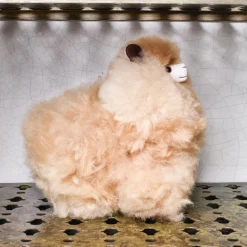 Enfant 1297 INKARI L'univers Enfant-Peluche Lama en alpaga - Sandstone