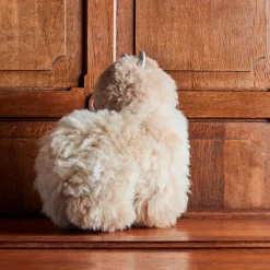 Enfant 1297 INKARI L'univers Enfant-Peluche Lama en alpaga - Sandstone