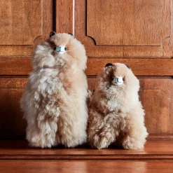 Enfant 1297 INKARI L'univers Enfant-Peluche Lama en alpaga - Sandstone