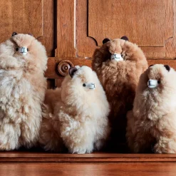 Enfant 1297 INKARI L'univers Enfant-Peluche Lama en alpaga - Sandstone