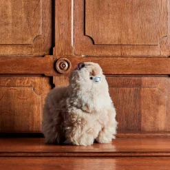 Enfant 1297 INKARI L'univers Enfant-Peluche Lama en alpaga - Sandstone