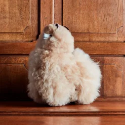 Enfant 1297 INKARI L'univers Enfant-Peluche Lama en alpaga - Sandstone