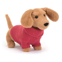 Enfant 1318 JELLYCAT LTD L'univers Enfant-Peluche Teckel - Pull Rose