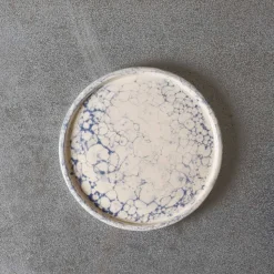 1026 DATCHA Assiettes Plates-Petite assiette bulles - Bleu - Datcha