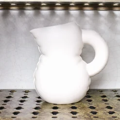 2191 HOME STUDYO Carafes-Pichet Emily - Blanc