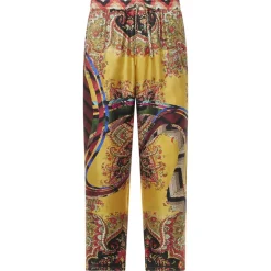 Femme PIERRE LOUIS MASCIA  Pantalons-Pierre-Louis Mascia - Pantalon Aloe - Jaune