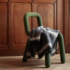 2959 BED AND PHILOSOPHY Plaids & Couvertures-Plaid à franges en lin Jack