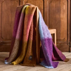 1492 MANTAS EZCARAY Plaids & Couvertures-Plaid Cuadros - Violet