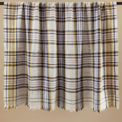 1050 MOISMONT Plaids & Couvertures-Plaid en laine n°78 - Natural - Moismont